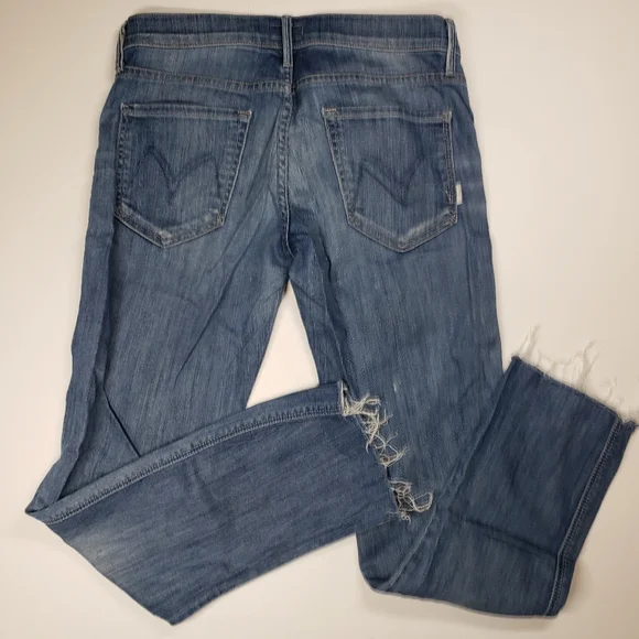 MOTHER Denim The Rascal Cuff Jeans Size 27 - Picture 4 of 10